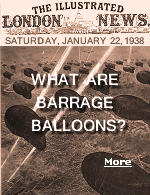 A barrage balloon is used to defend against aircraft attack by raising aloft cables which pose a collision risk, making the attacker's approach more difficult. 